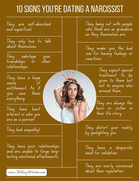 10 signs dating narcissist